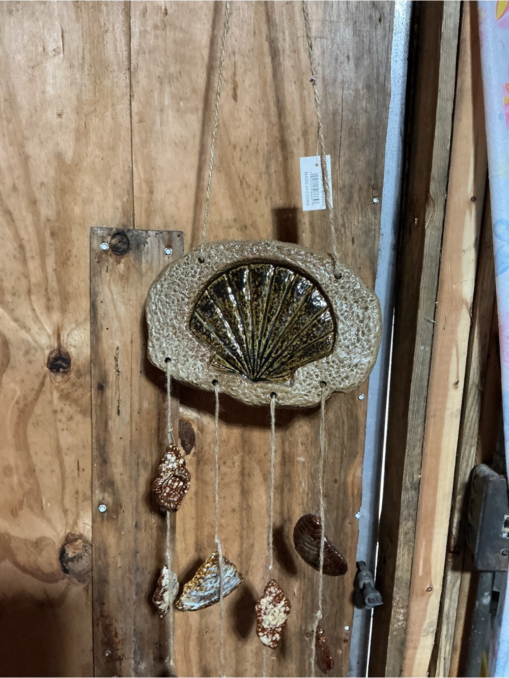 Beautiful seashell wind charm beautiful